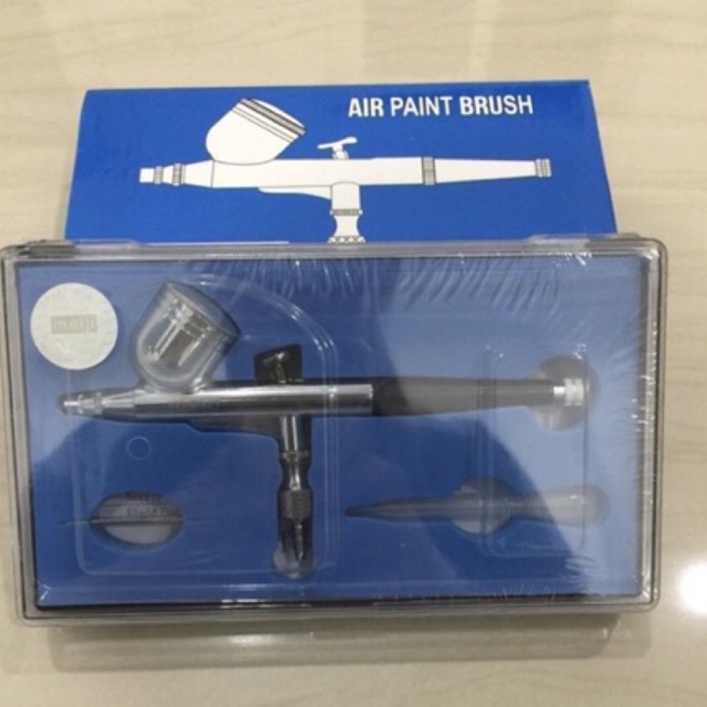 MEIJI 7cc airbrush kit lengket tabung spray gun air paint brush murah BAGUS spraygun airbrush kit gu