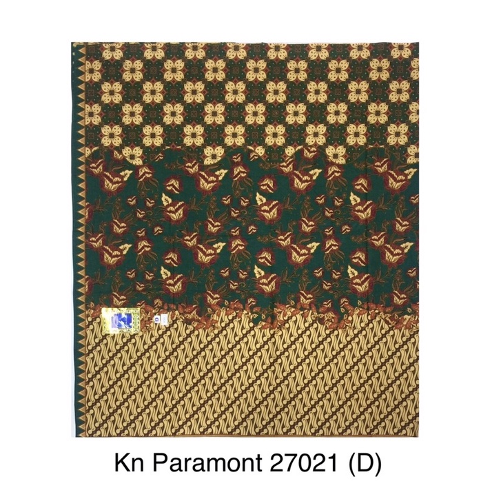 Grosir 5pc - Kain Panjang Batik Katun Motif Tiga Dimensi / 3 Dimensi