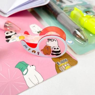 

【SAME PRICE】 Set Alat Tulis Mini WE BARE BEAR isi 4 Buku Kecil Pulpen Highlighter Mini Solatip Paket Murah Kado Unik Souvenir Promo Hari Ini/STAR/〖Bisa COD〗/【Promo Hari Ini】/〖[COD]〗