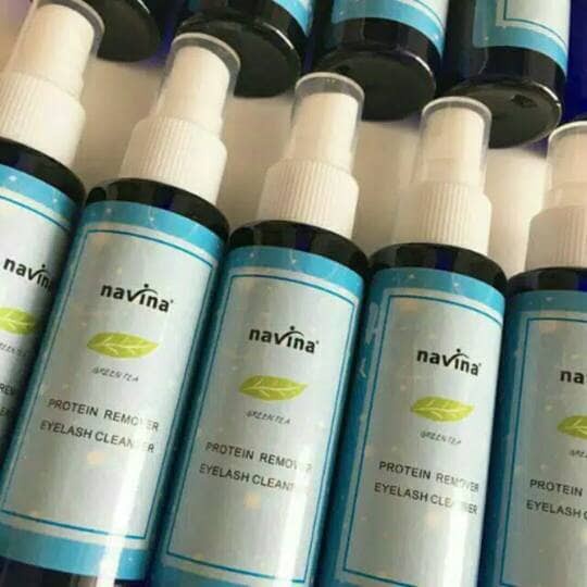 Navina protein remover eyelash cleanser / primer eyelash / pembersih bulumata