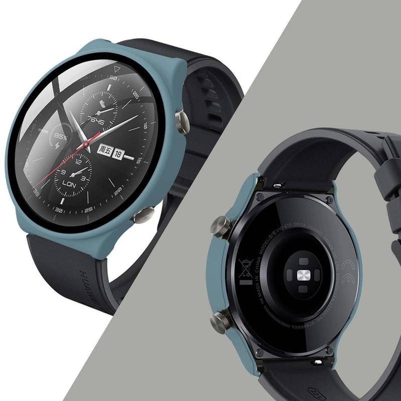 Case Cover Pelindung Layar Tempered Glass Bumper Pc Untuk Huawei Watch 3 Pro
