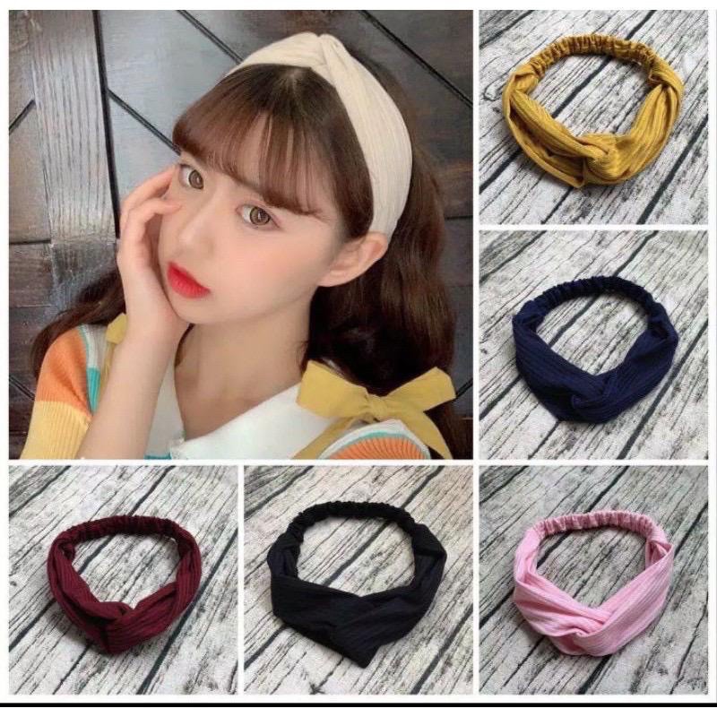 [Per Pc] Bando / Bandana Silang Korea Import