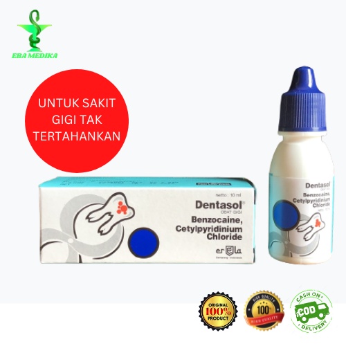 DENTASOL OBAT AMPUH SAKIT GIGI RADANG DAN SARIAWAN 10 ml
