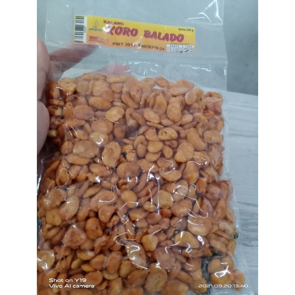 

Kacang Koro Balado Berat - 200 Gram Cemilan Cirebon