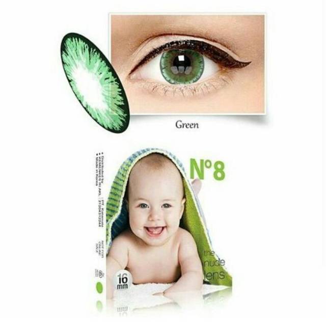 Softlens X2 ICE N8 16 MM Normal &amp; Minus (-0,50 S/D -10,00) By Exoticon / Soflen ICE N8 / ICE NO 8 By X2 Exoticon / Ice N8 / Ice No8 / Ice No8 / Big Eyes / Soflen Dolly / Soflen / Softlen / Soflens / Black Grey Hazel Blue / 1