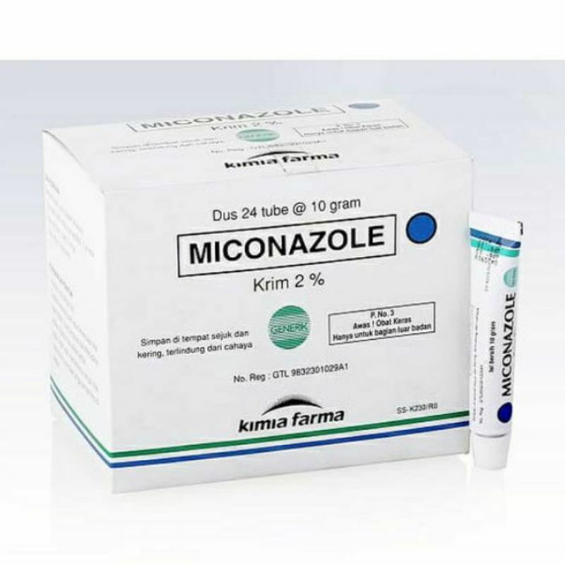 MICONAZOLE Krim 2% Salep Jamur / Panu / Exim / Kutu Air