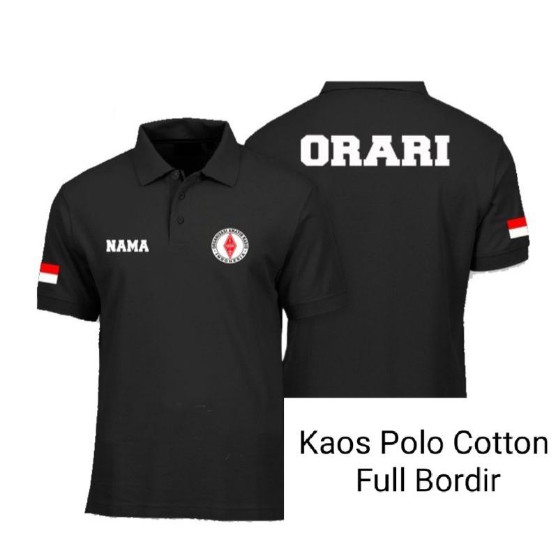 KAOS POLO ORARI KAOS SHIRT ORARI KAOS KERAH ORARI FULL BORDIR.