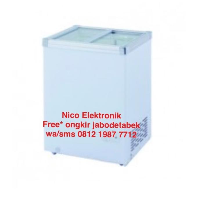 Gea Sd-100 Sliding Flat Glass Freezer Box Chest Freezer