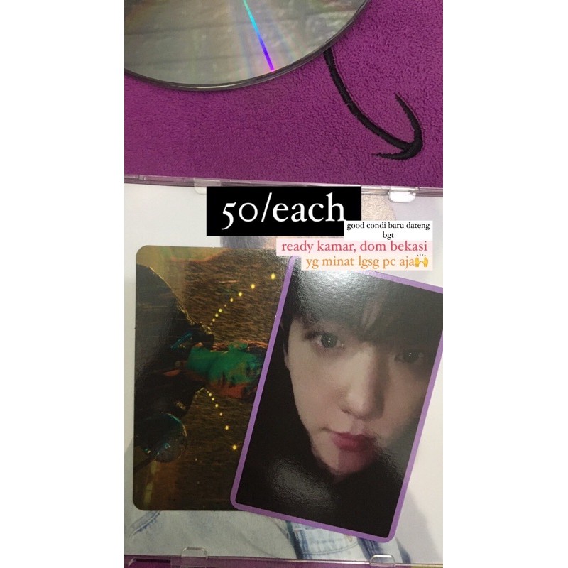 Photocard baekhyun bambi ver.misty & ar