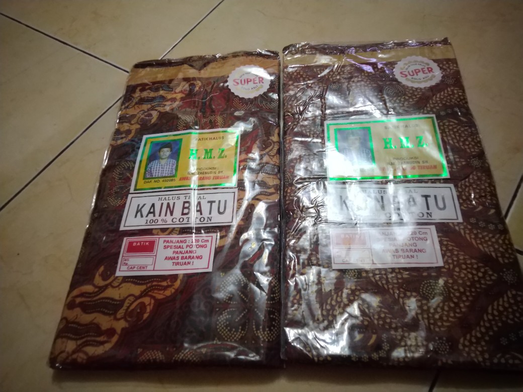 Kain Jarik Batik Cap Cent Hmz Solo Samping Kebat Panjang Kain Batu Halus Tapih Gendong Melahirkan