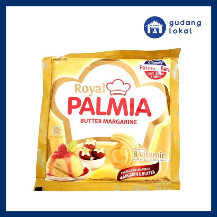 

Royal Palmia Butter Margarin Margarine 200Gr