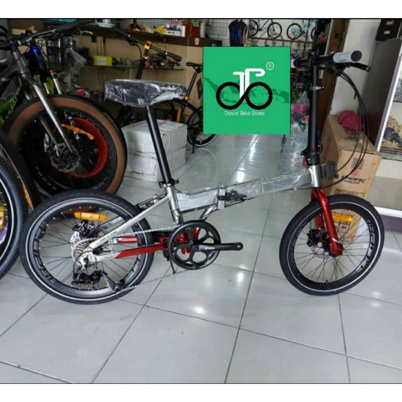 Sepeda lipat 20" Police Texas B2W Terbaru 2020