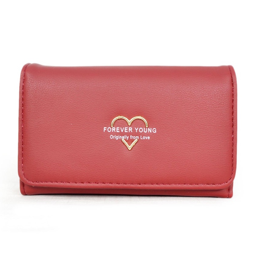 Dompet sedang wanita love paris - Dompet lipat sedang import 2305-21