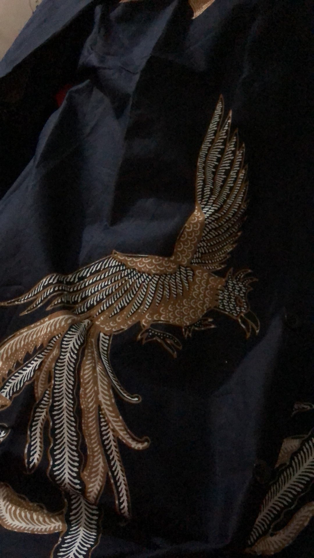 Kemeja Batik Pria Lengan Panjang Slimfit Slim Fit Premium Warna Hitam Black Ireng 727585 Cap 72