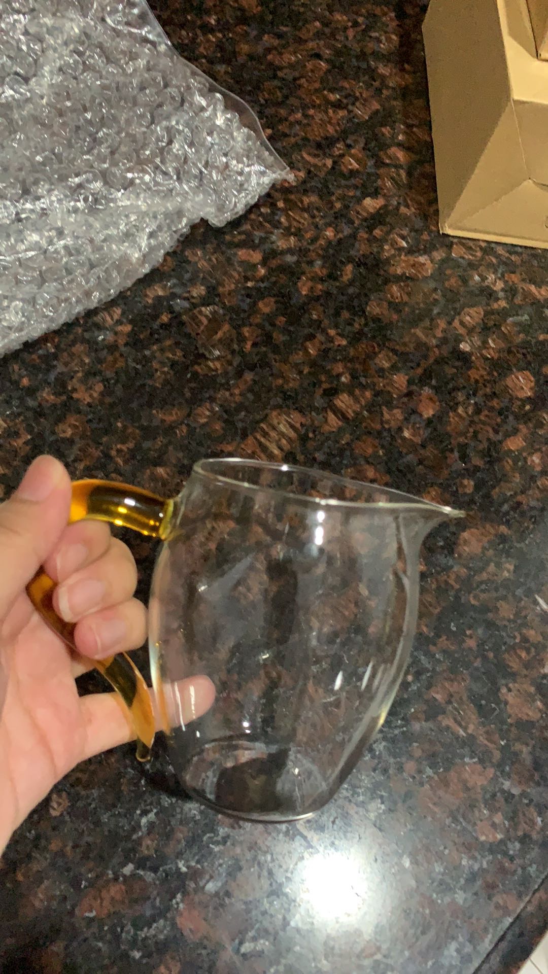 Teapot Teko Kaca Server With Spout 350ml