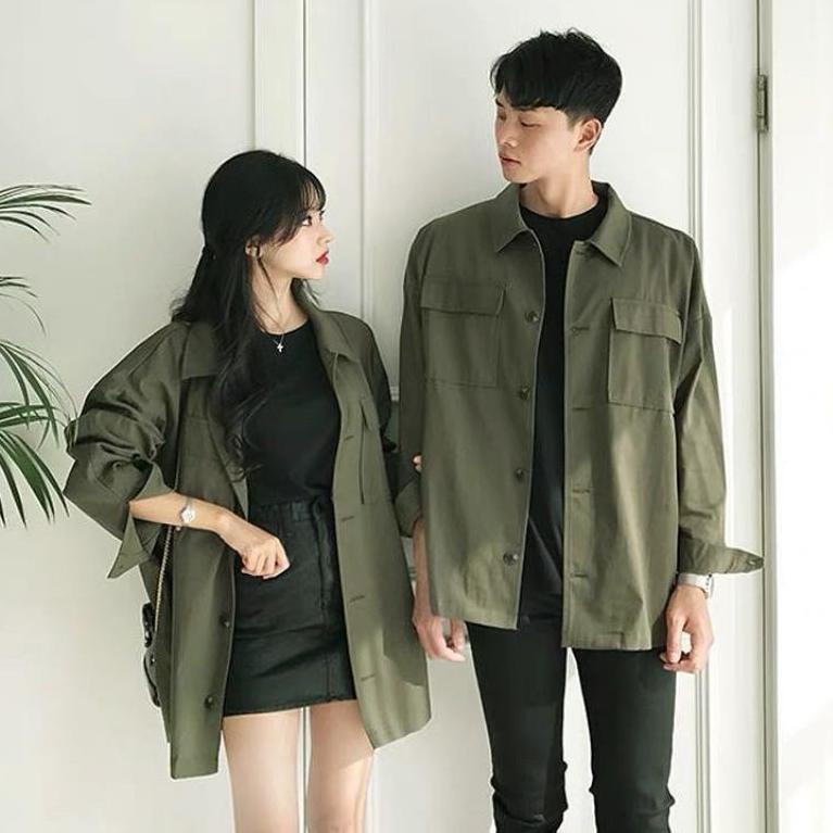 Buruan beli Gumi couple - kemeja couple - atasan couple polos - couple parka - jaket couple - baju c