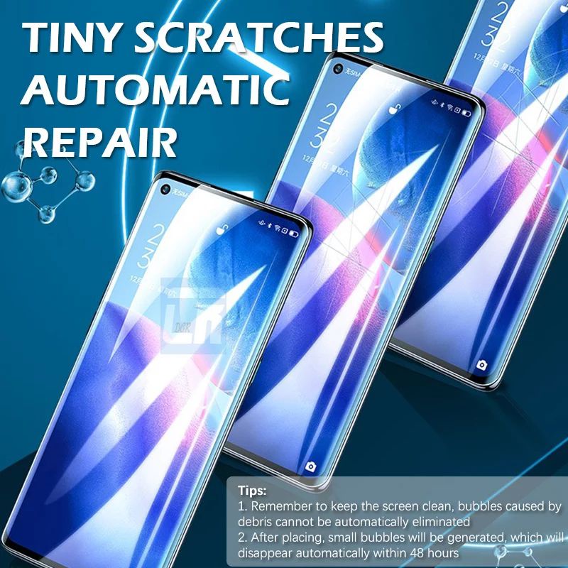 USAMS - HYDROGEL FILM HYBRID ANTI GORES OPPO RENO4 4F RENO3 3PRO RENO 4 PRO FULL COVER PROTECTOR