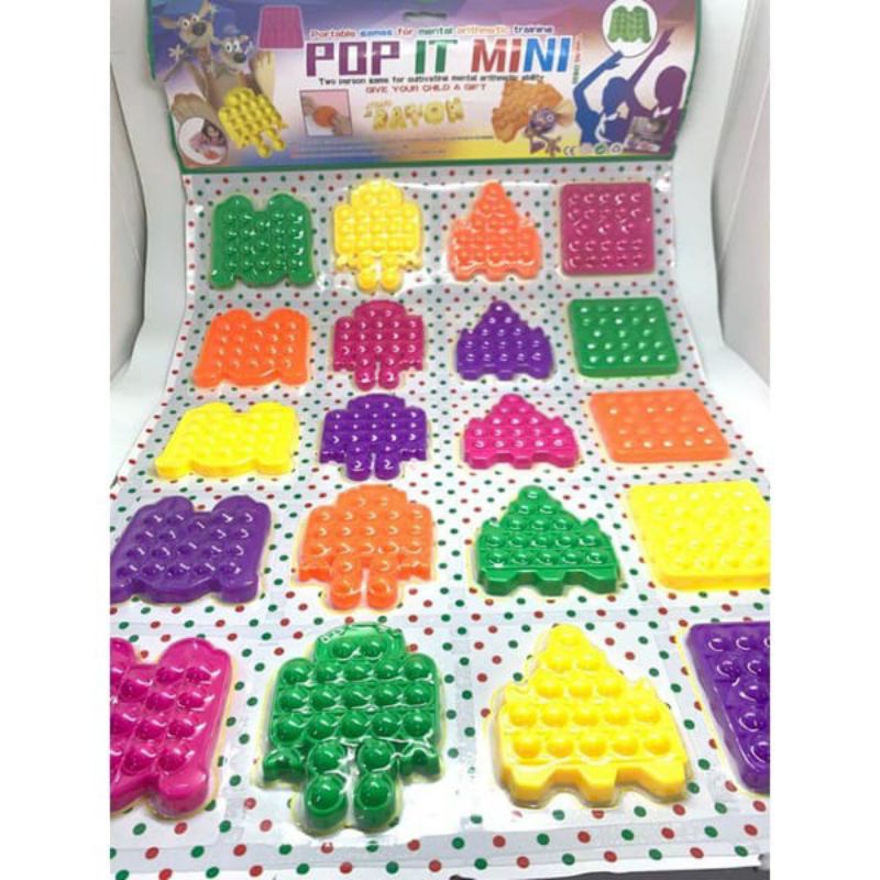 Grosir popit mini / Grosir mainan anak harga / lembar isi 20pcs