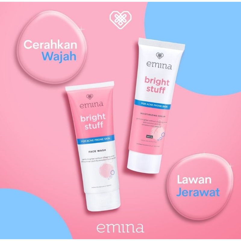 ☀️cahaya acc☀️bright stuff for acne prone skin face wash