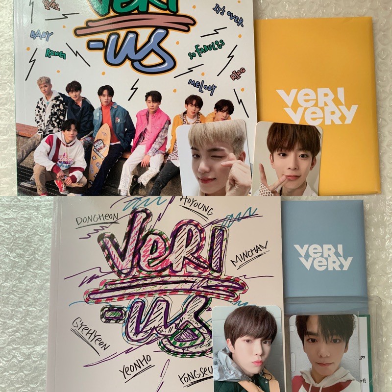 VERIVERY ALBUM PHOTOCARD PC veri-us veri-able veri-chill face me face you official diy UNSEALED FULL