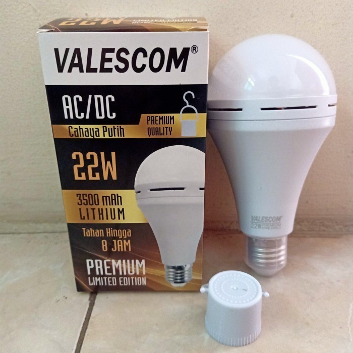 COD LAMPU EMERGENCY LED 22W AC/DC SENTUH MAGIC AJAIB VALESCOM 22 WATT//BOHLAM LAMPU SENTUH NYALA VALESCOM 22 WATT