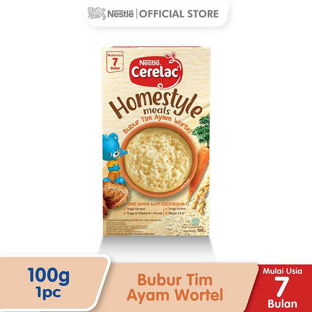 Nestle Cerelac Homestyle Meals 7+ / Makanan Bayi / Bubur Bayi