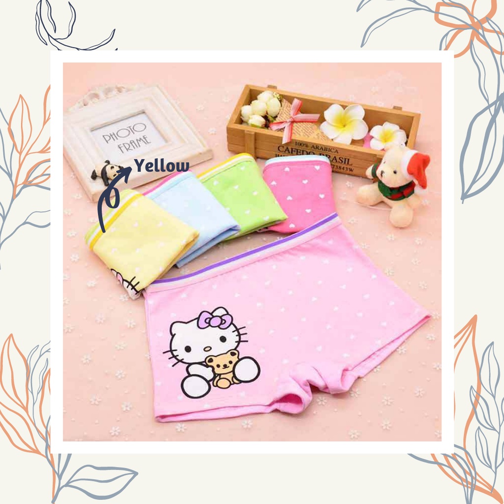 MBSS - XIAO TING CD KT RAINBOW celana dalam anak perempuan bahan katun halus 2-12 Tahun