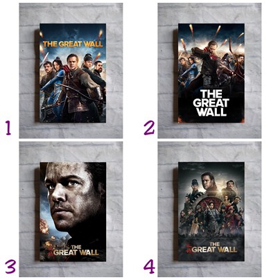 Poster The Great Wall film anime bola dekorasi dinding vintage kayu jadul retro NOT original kamar