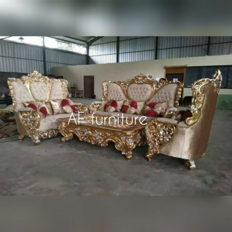 Kursi tamu Bellagio asli Jepara / kursi mewah / kursi tamu / kursi tamu jati