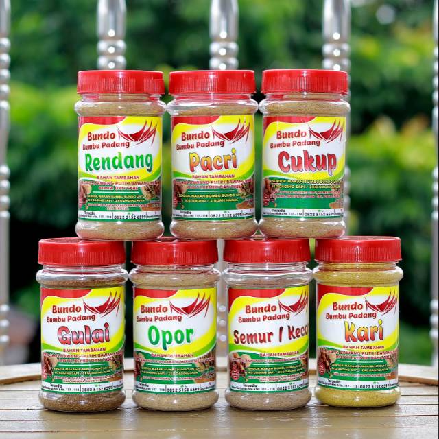 

Rempah Kering Bubuk | Bumbu | Rendang | Kari | Gulai | Opor | Pacri | Cukup