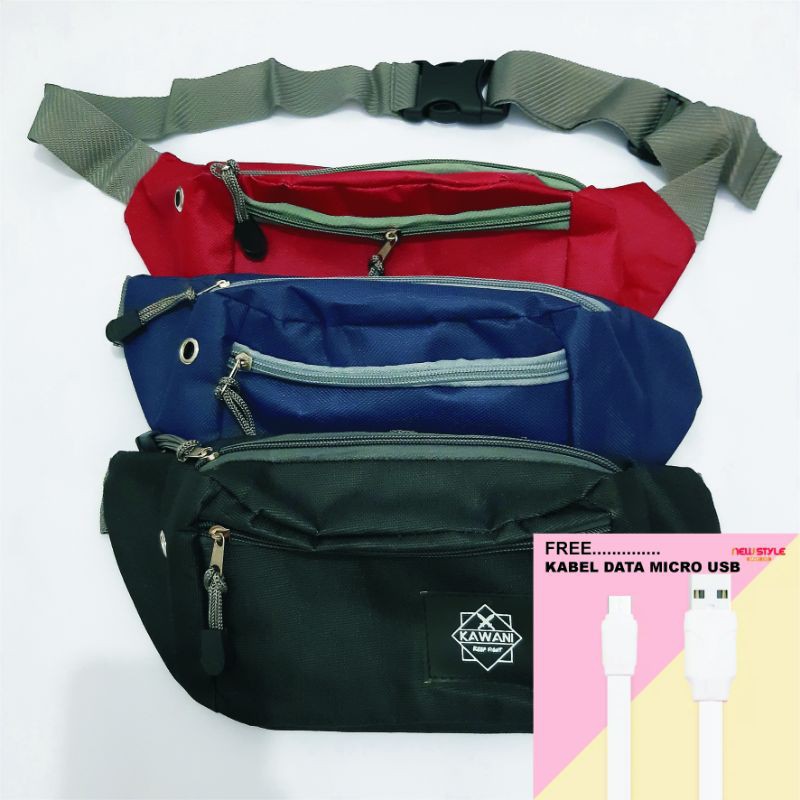 Waistbag, Tas Selempang Pria Wanita, Tas Soren