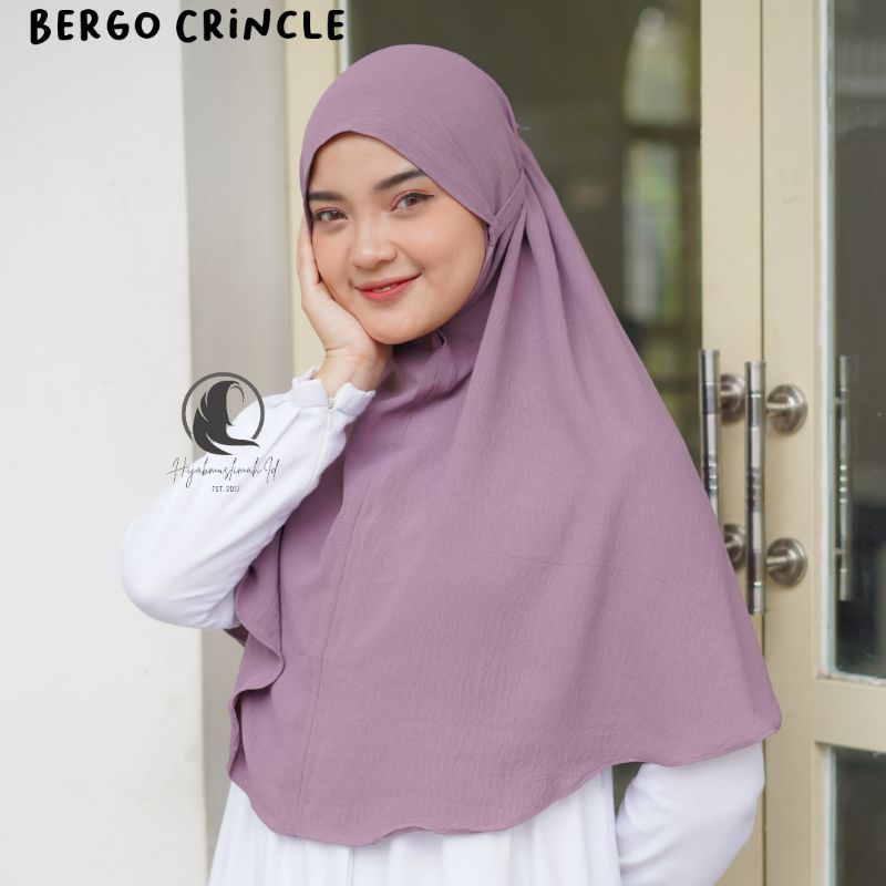 STOCK BARU!! BERGO MARYAM CRINCLE AIR FLOW
