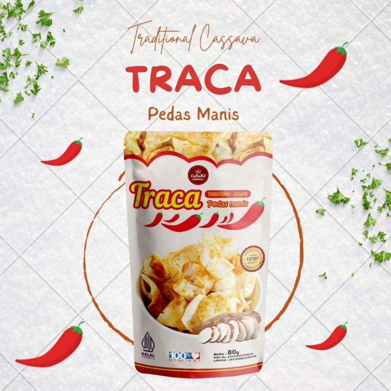 

Traca Carara , Keripik Singkong Rasa Pedas Manis