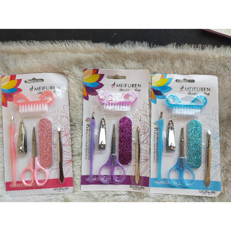 ~ PIYOSHI08 ~ Paket Manicure Set Beauty Meifuren Lengkap Murah AF32