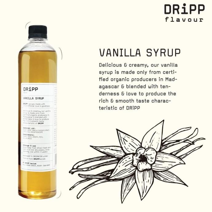 

DRIPP VANILLA SYRUP SIRUP DRIPP FLAVOUR ORI