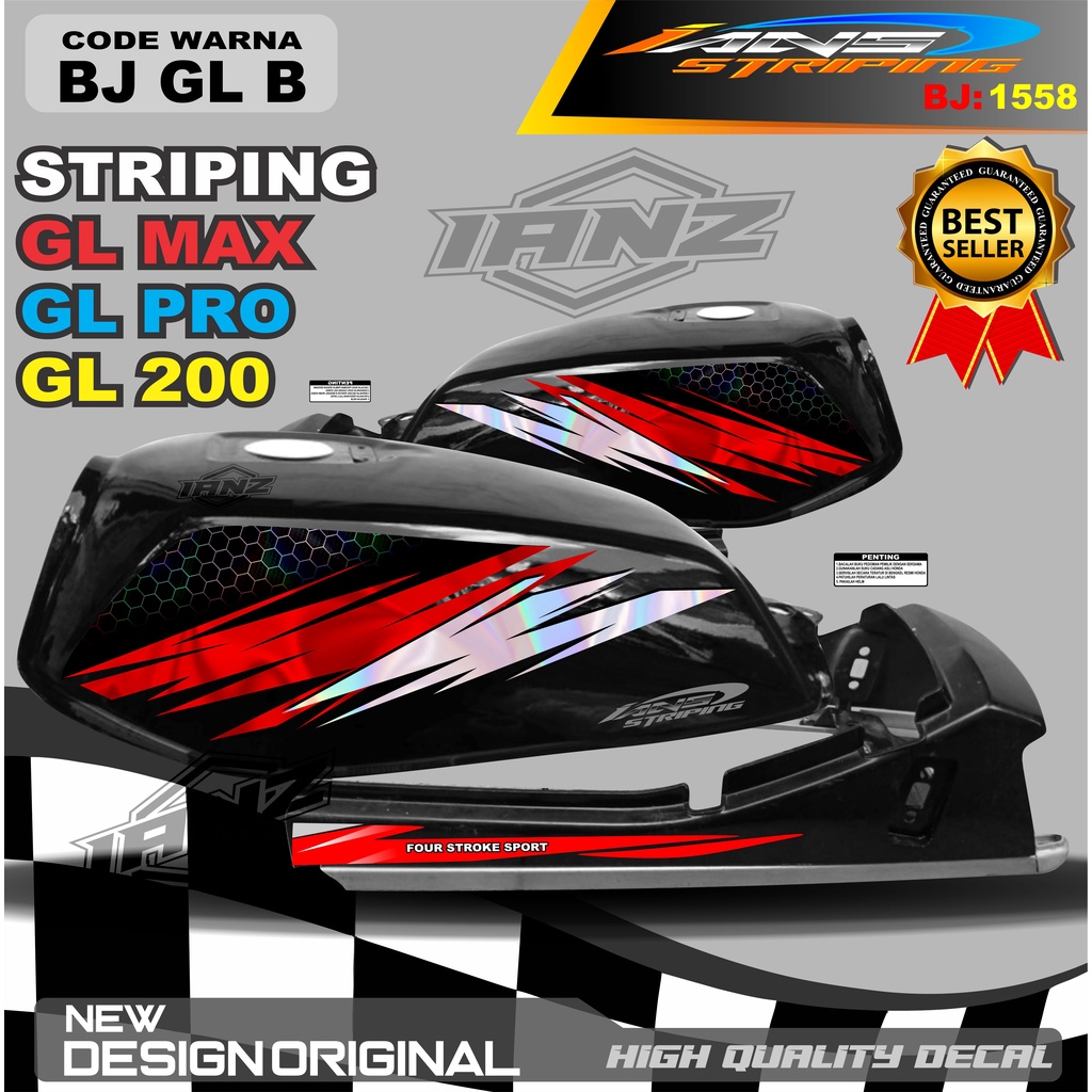 STIKER STRIPING GL MAX VARIASI HOLOGRAM / STRIPING GL PRO MAX VARIASI HOLOGRAM / STRIPING GL