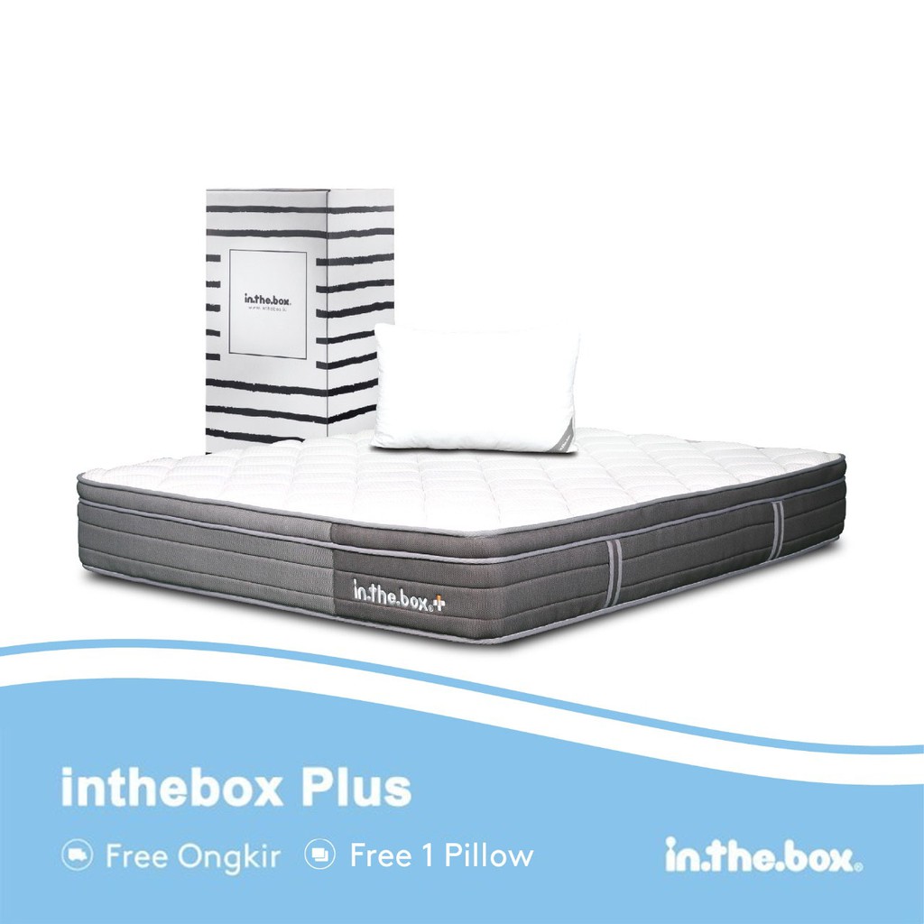Matras In The Box PLUS Ukuran 180x200 Kasur Spring Bed Inthebox Original