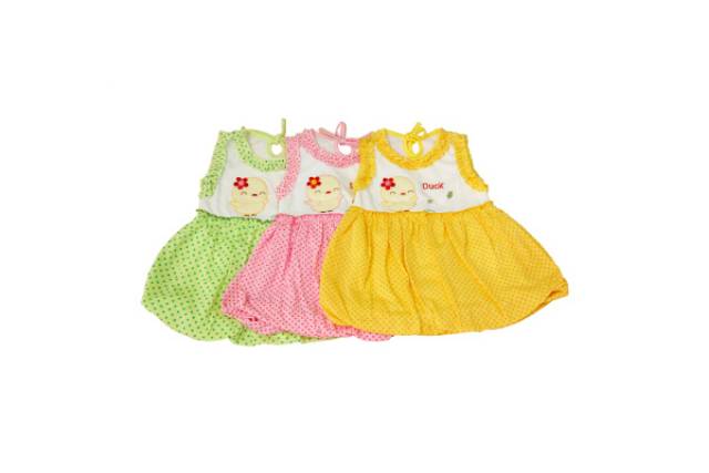 Dress Bayi Model Balon/Terusan Bayi/Baju Bayi Perempuan