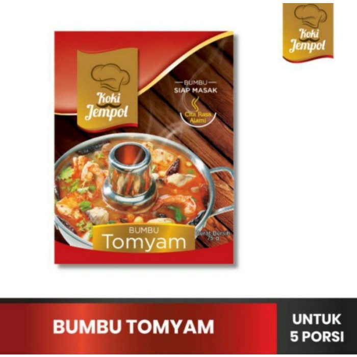 

Instan-Masak-Bumbu- Bumbu Tomyam Koki Jempol | Bumbu Tom Yum 75Gr -Bumbu-Masak-Instan.