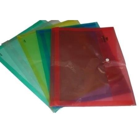 

➤ Map Plastik Kancing Felix Folio - Merah ℮