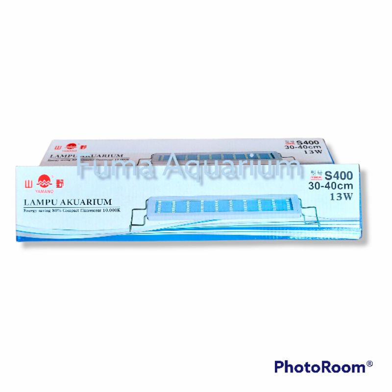 Lampu Led gantung Aquarium 6 baris Yamano S 400 13Watt 30-40cm super terang Akuarium Aquascape Nyala WRGB