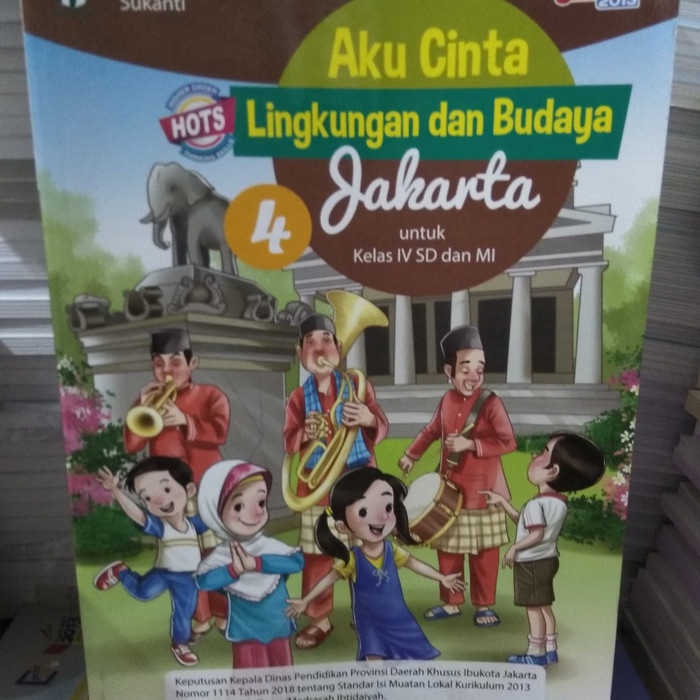 Buku Aku Cinta Lingkungan dan Budaya Jakarta KELAS 4 (PLBJ) K13