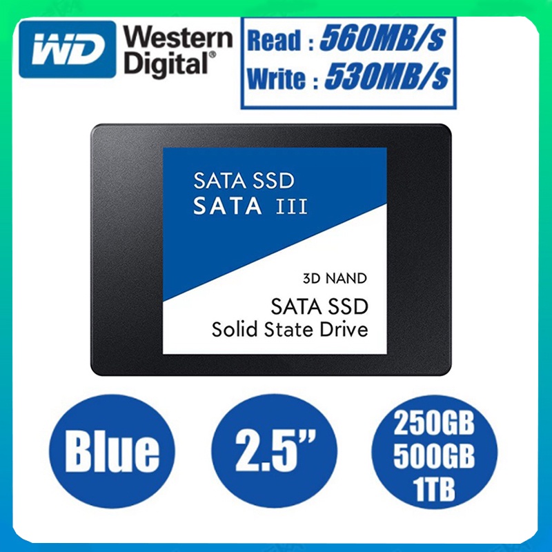 WD Blue SSD 3D Nand 250GB Sata 3 - WDC Blue 3D 250 GB 2.5&quot;