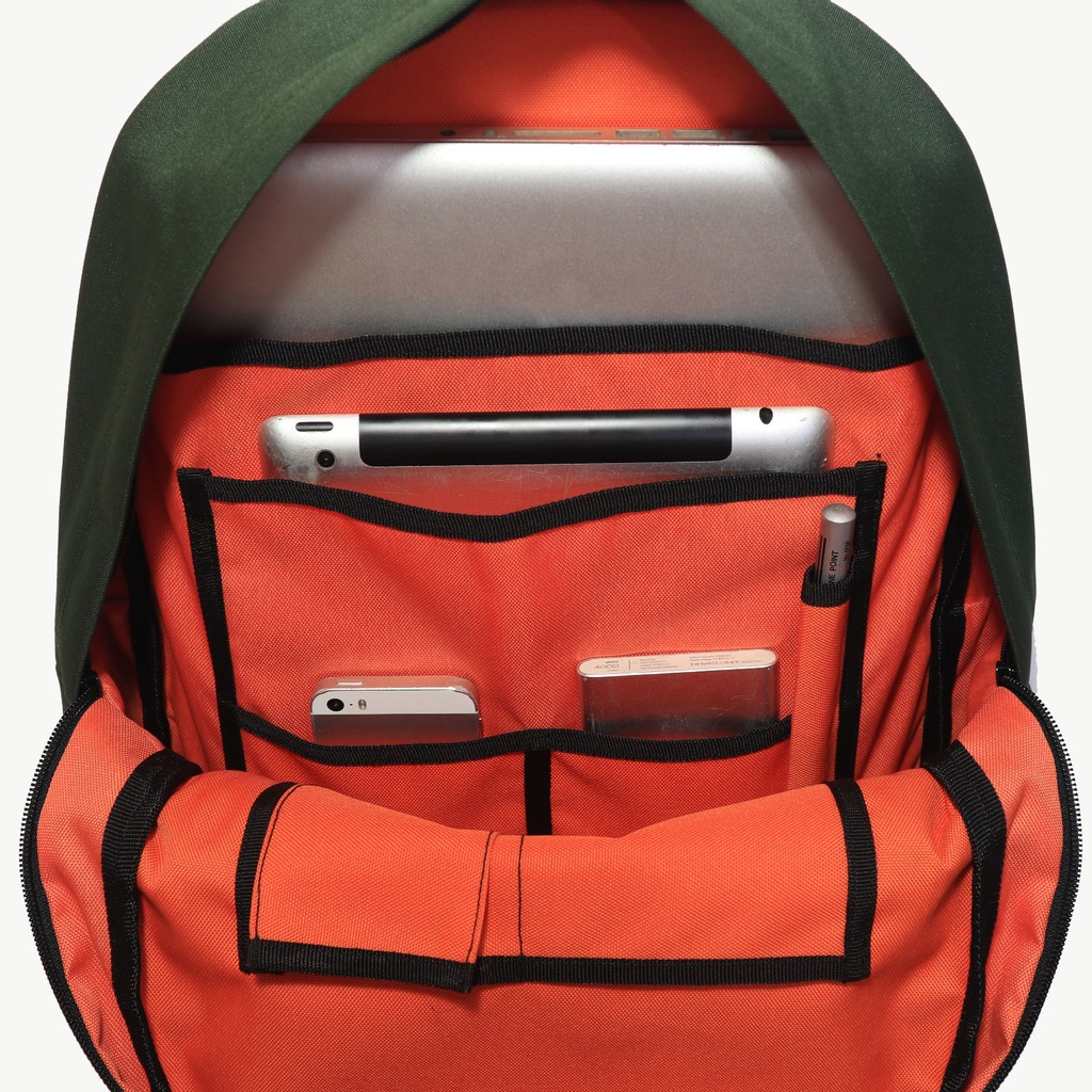 THEODOR Backpack STARK Green Army - Tas Ransel - Water Repellent - Pria Wanita - High Quality