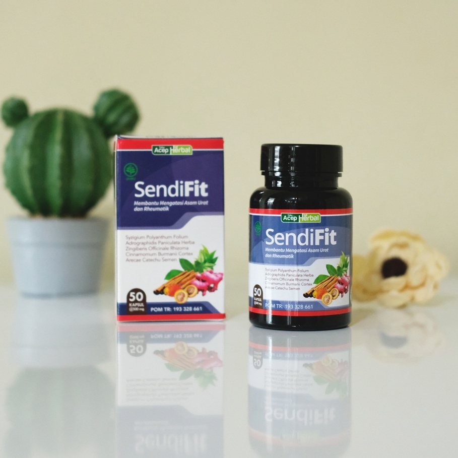 Obat Sakit Nyeri Lutut Bengkak Kopong Nyeri Sakit Linu Kaku Berbunyi Herbal SendiFit BPOM 100% Original