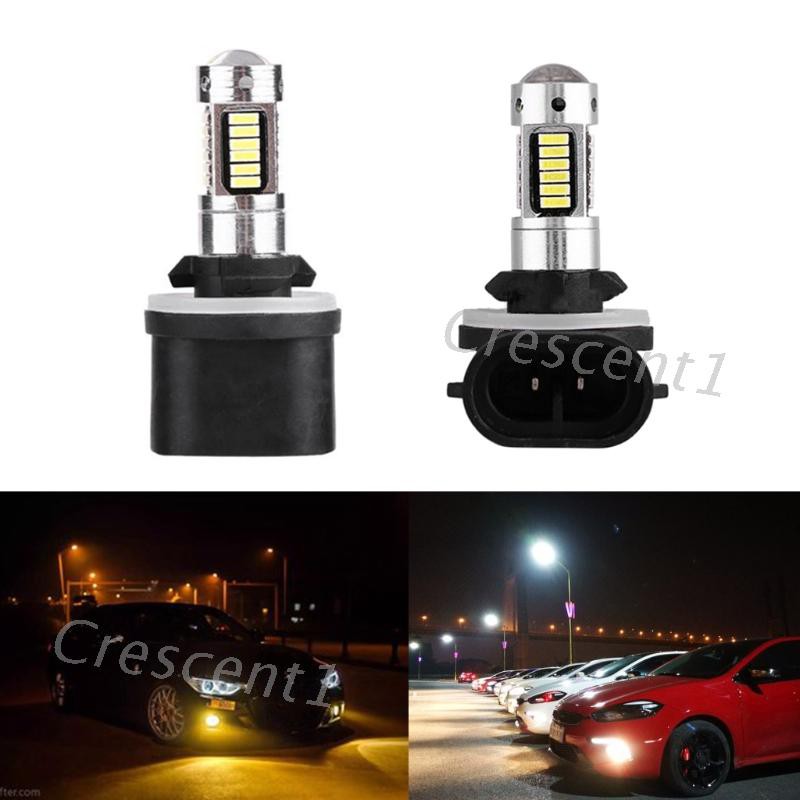 Cre 1 Pasang Lampu Kabut Led 881 / 880 H27 6500k Super Terang Untuk Mobil