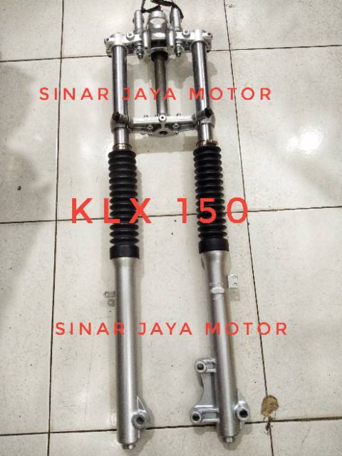 Shock depan klx 150 - cross - trail - assy 1set custom