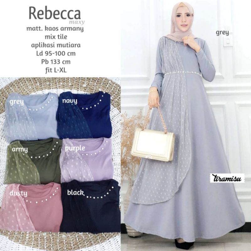 REBECCA MAXY ORI BY TIRAMISU  NEW DRESS TERMURAH