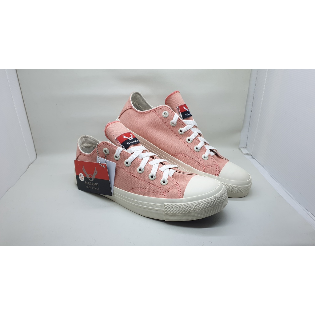 HAGAMO INDONESIA - HAGAMO GALAXY LOW PEACH - Sepatu Sneakers Casual Original Brand Lokal - Sepatu Ed