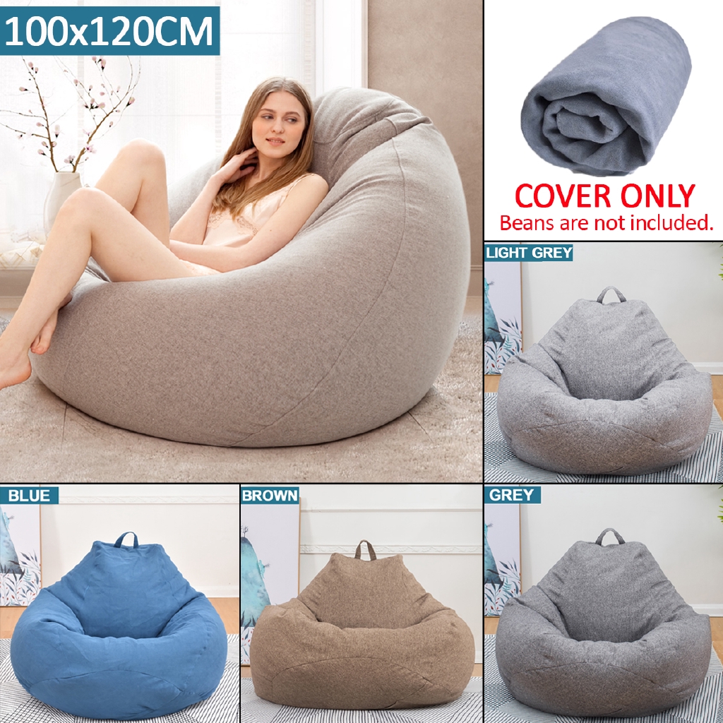 Dorm Chair Beanless Bean Bag Lounge Inflatable Seat Gaming Room Big Lounger New Shopee Indonesia